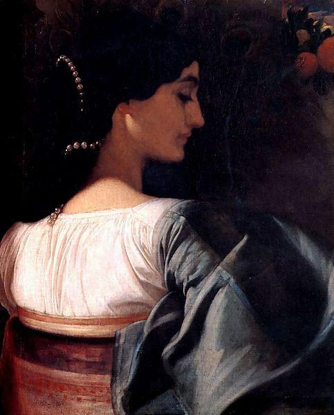 Lord Frederic Leighton An Italian Lady oil painting picture